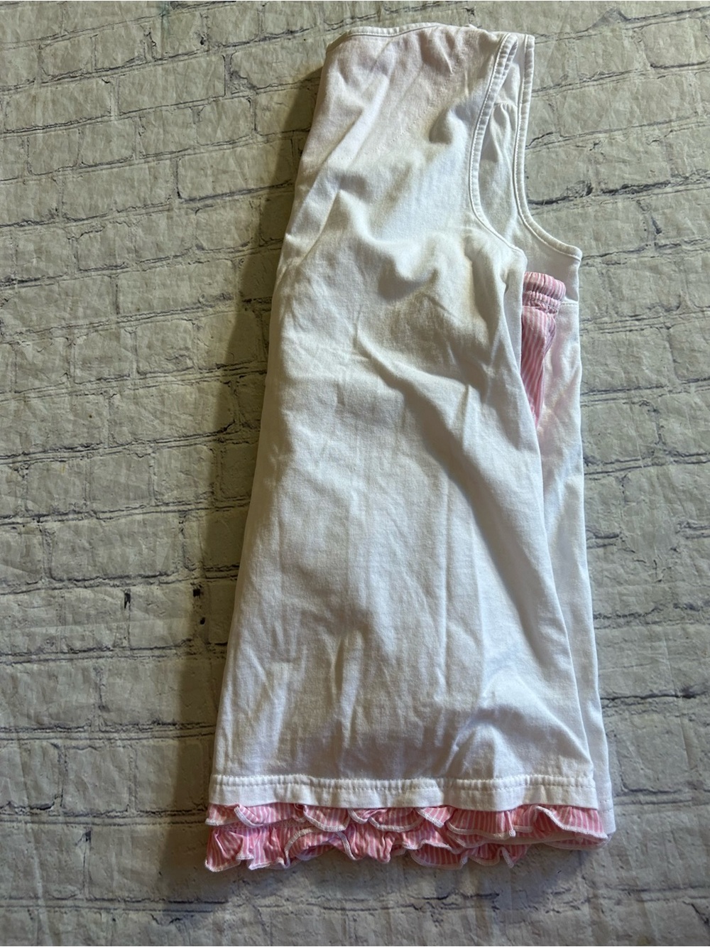 THE ROYAL STANDARD COLLECTION WHITE AND PINK SHORT PJ SET 100% COTTON SIZE SMALL - Picture 8 of 10